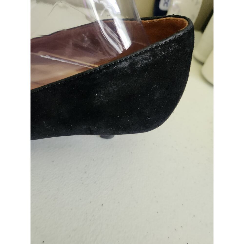 L'Amour des Pieds Women's Kavan Pump Black Kid Suede Sz 10 Careerwear luxury - Picture 2 of 10